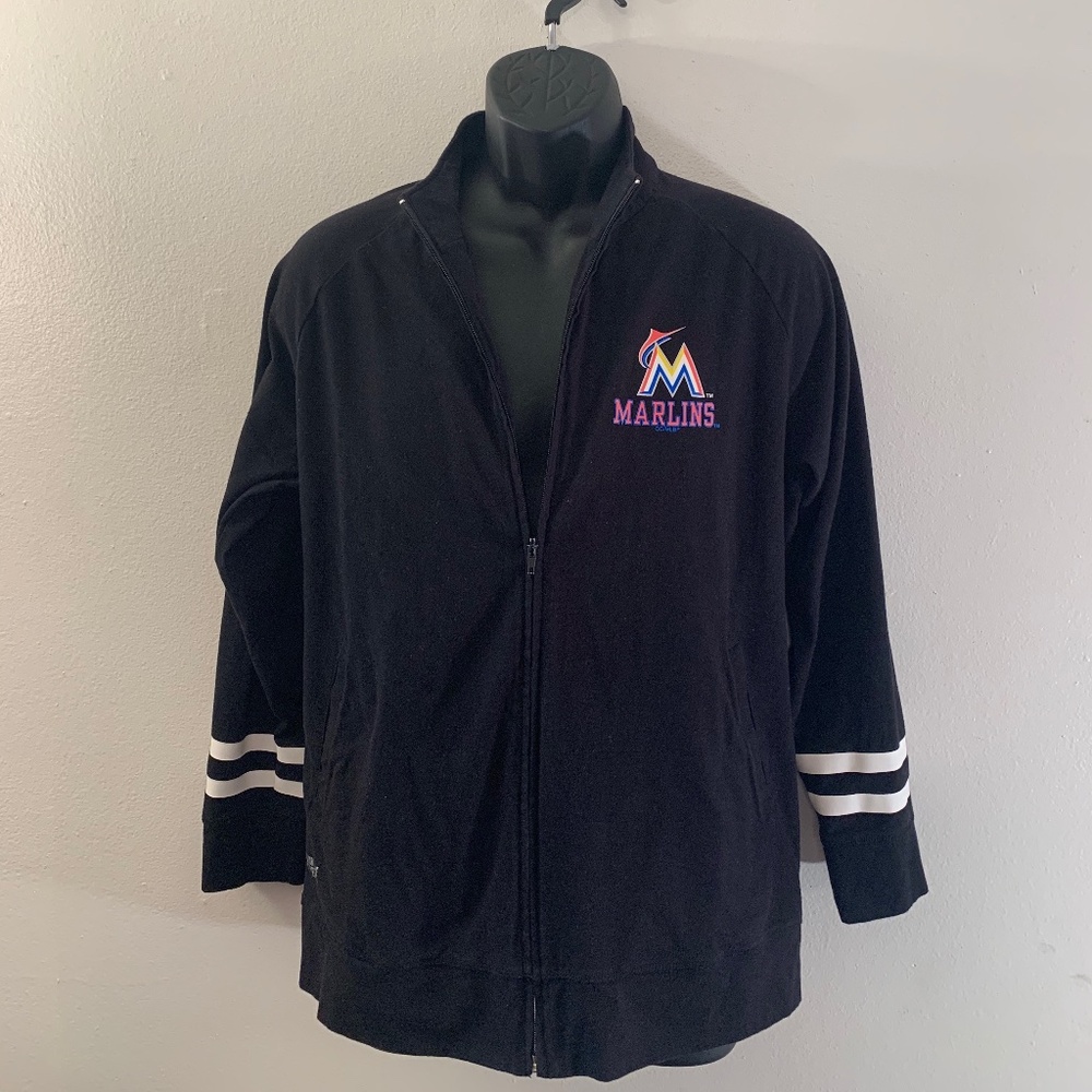 Miami Marlins Warmup Jacket XL Major League Fit